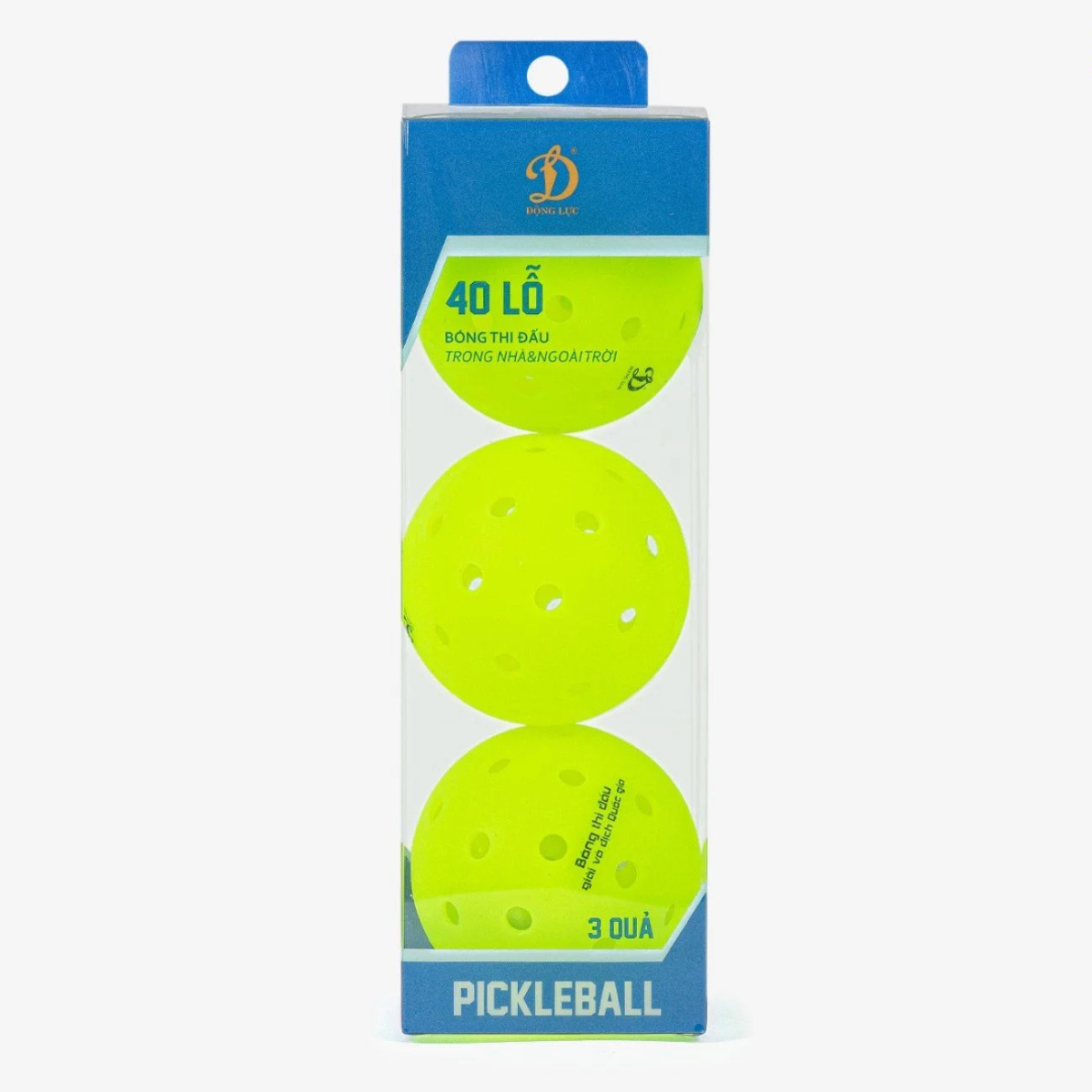 Bóng Pickleball Động Lực  – Hộp 3 Bóng | 11 SPORT