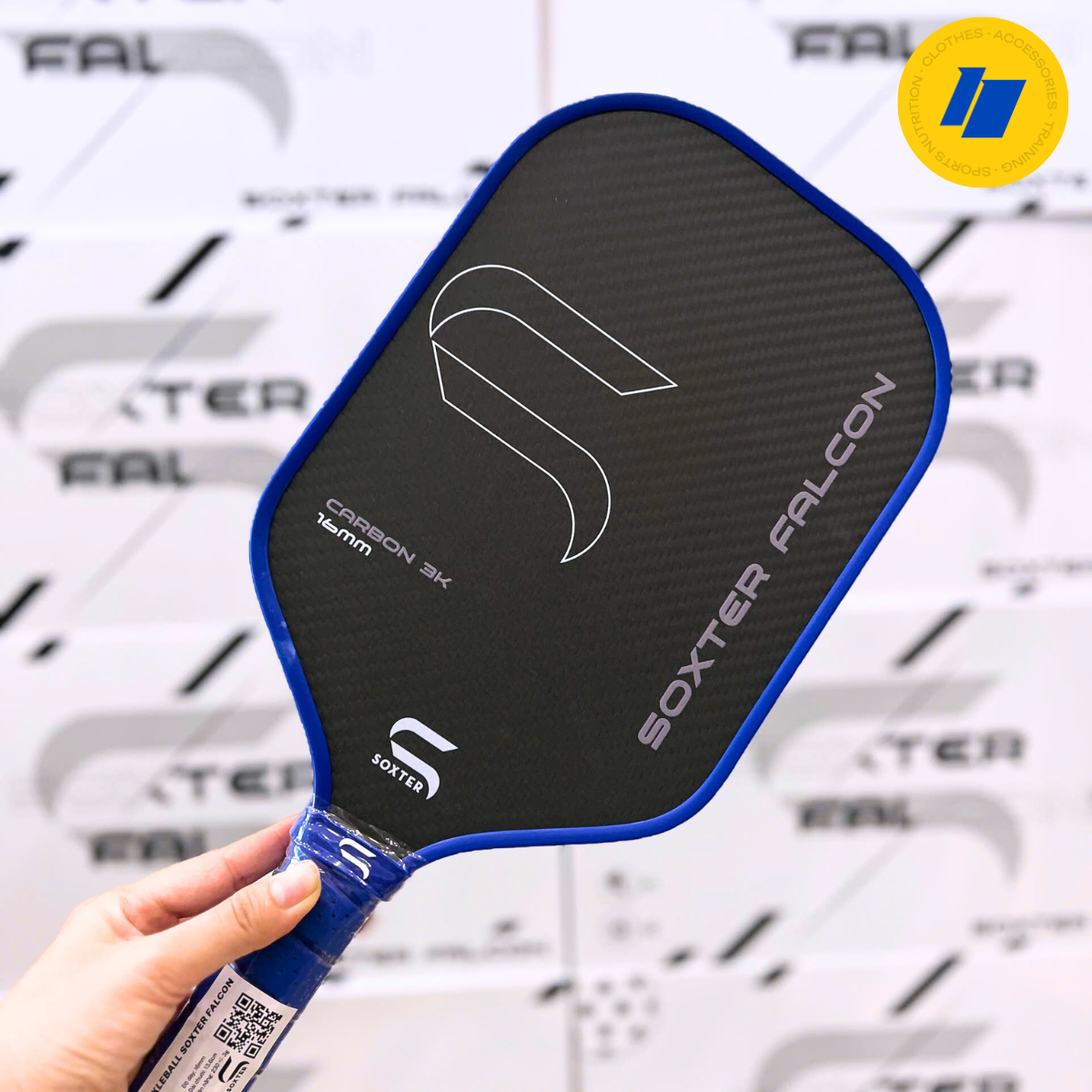Vợt Soxter Falcon viền xanh