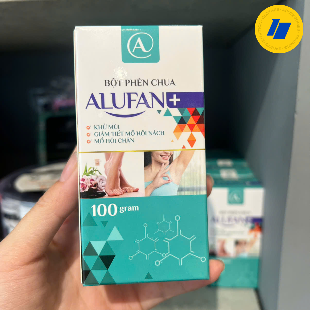 Bột phèn chua ALUFAN+ 100g | 11 SPORT